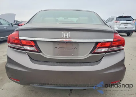 2013 Honda Civic Lx z USA, uszkodzony, nr VIN 2HGFB2F53DH596825